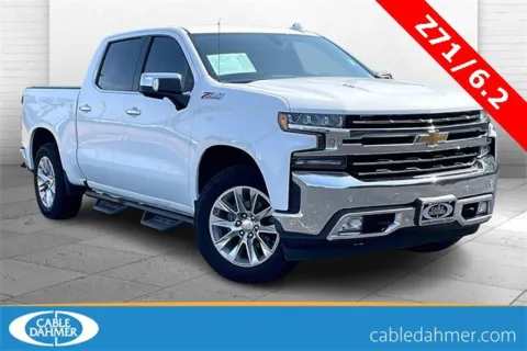 White 2019 Chevrolet Silverado 1500 LTZ for sale in Independence, MO