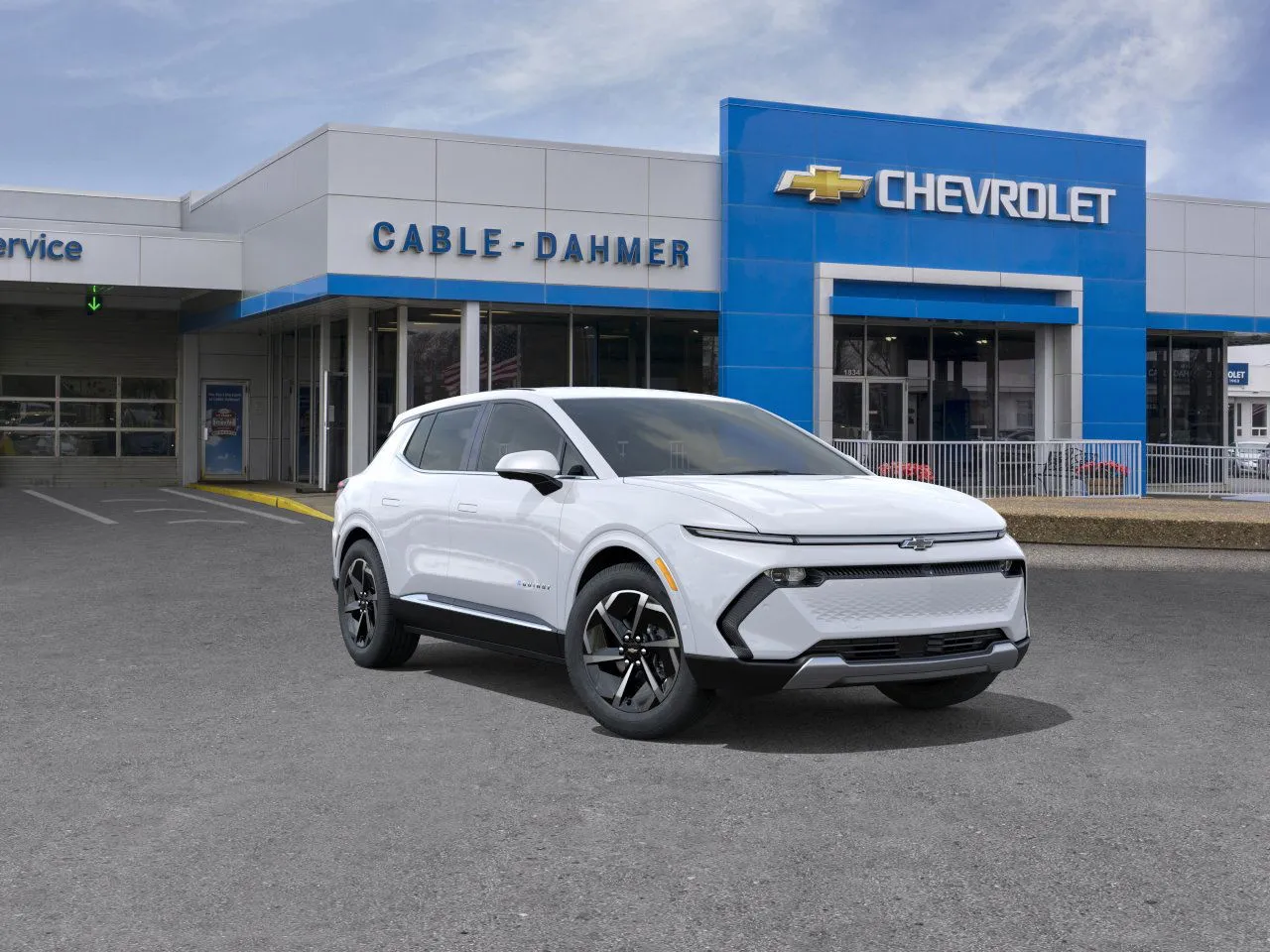 White 2025 Chevrolet Equinox EV LT for sale in Independence, MO