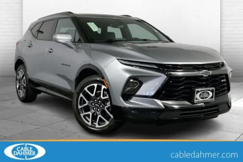 Gray 2024 Chevrolet Blazer RS for sale in Independence, MO