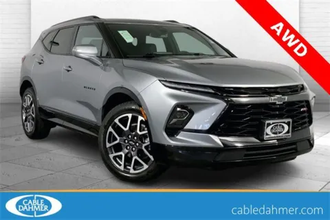 Gray 2024 Chevrolet Blazer RS for sale in Independence, MO