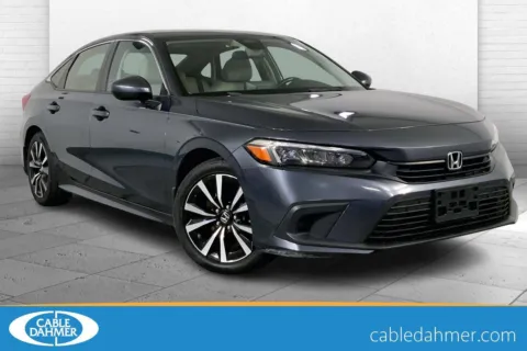 Gray 2022 Honda Civic Sedan EX for sale in Independence, MO
