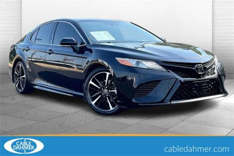 Black 2020 Toyota Camry XSE V6 for sale in Independence, MO