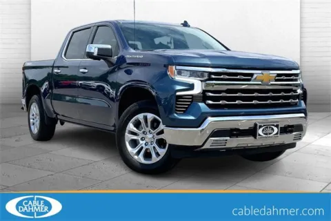 Blue 2024 Chevrolet Silverado 1500 LTZ for sale in Independence, MO