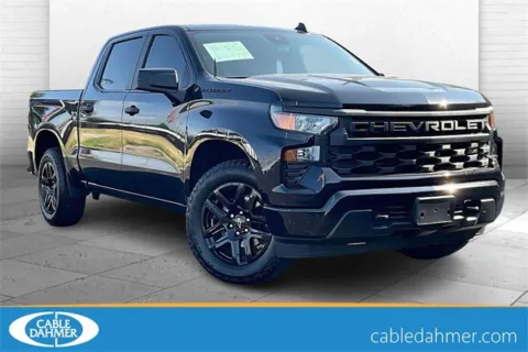 Black 2023 Chevrolet Silverado 1500 Custom for sale in Independence, MO