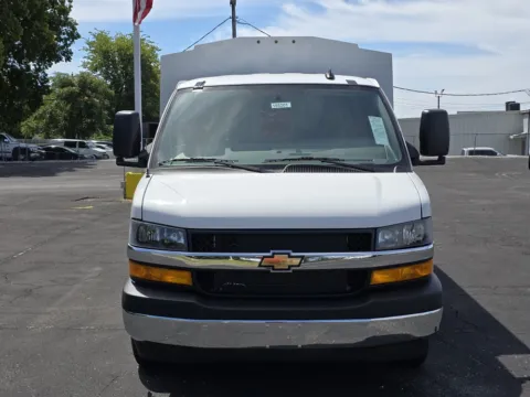 Photos of 2025 Chevrolet Express Cutaway 3500 1WT for sale in Independence, MO at Cable Dahmer Chevrolet of Independence