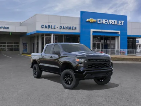 Black 2025 Chevrolet Silverado 1500 Custom Trail Boss for sale in Independence, MO