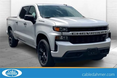 Silver 2021 Chevrolet Silverado 1500 Custom for sale in Independence, MO