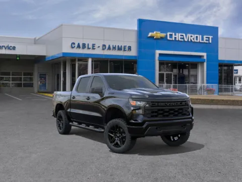 Black 2025 Chevrolet Silverado 1500 Custom Trail Boss for sale in Independence, MO