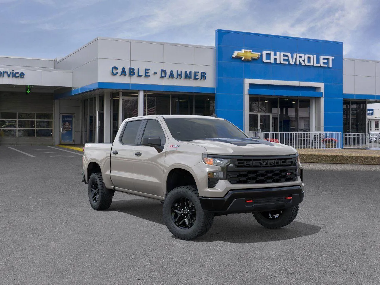 White 2026 Chevrolet Silverado 1500 Custom Trail Boss for sale in Independence, MO