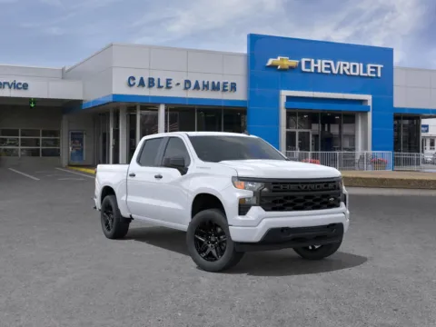 White 2026 Chevrolet Silverado 1500 Custom for sale in Independence, MO