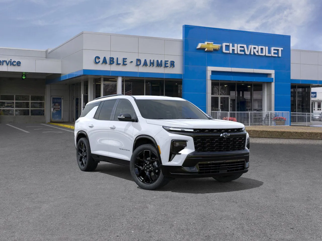 White 2026 Chevrolet Traverse RS for sale in Independence, MO