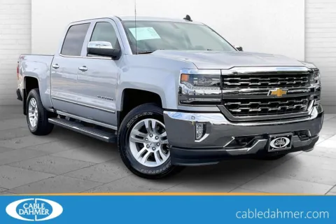 Silver 2018 Chevrolet Silverado 1500 LTZ for sale in Independence, MO