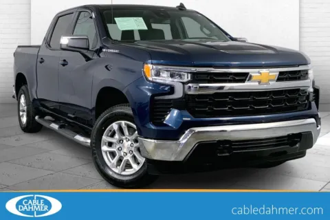 Blue 2022 Chevrolet Silverado 1500 LT (2FL) for sale in Independence, MO