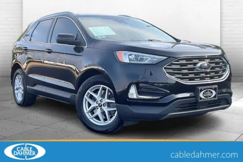 Black 2021 Ford Edge SEL for sale in Independence, MO
