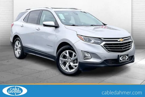 Silver 2021 Chevrolet Equinox Premier for sale in Independence, MO