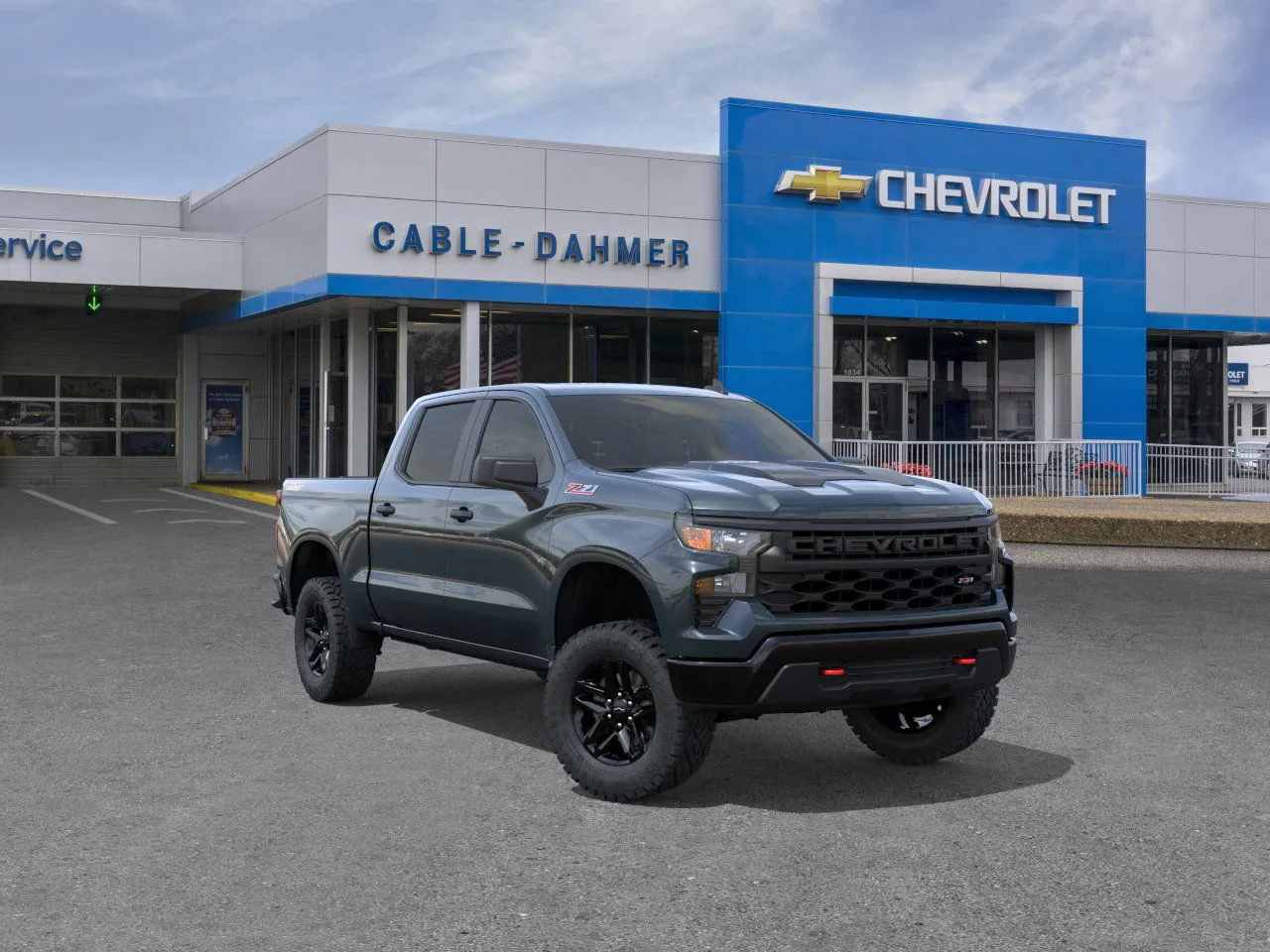 Gray 2026 Chevrolet Silverado 1500 Custom Trail Boss for sale in Independence, MO