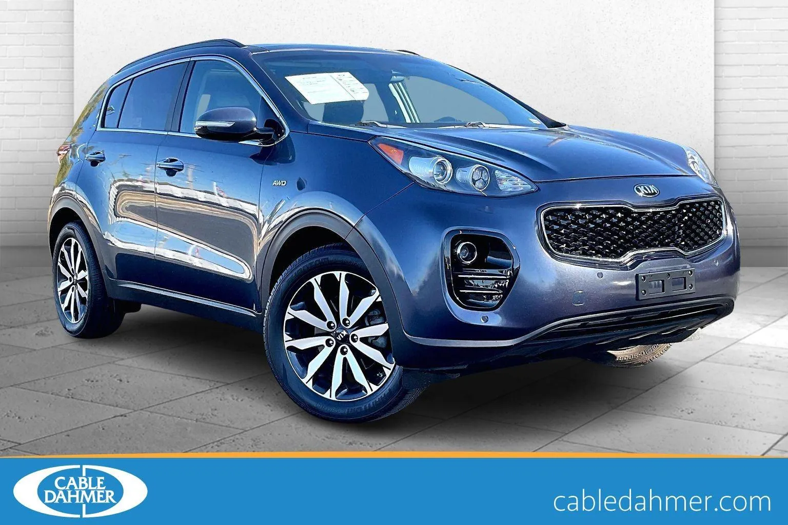 Blue 2018 Kia Sportage EX for sale in Independence, MO