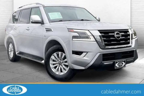 Silver 2021 Nissan Armada SV for sale in Independence, MO