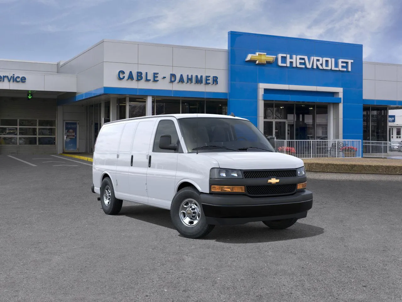 White 2025 Chevrolet Express Cargo 2500 WT for sale in Independence, MO