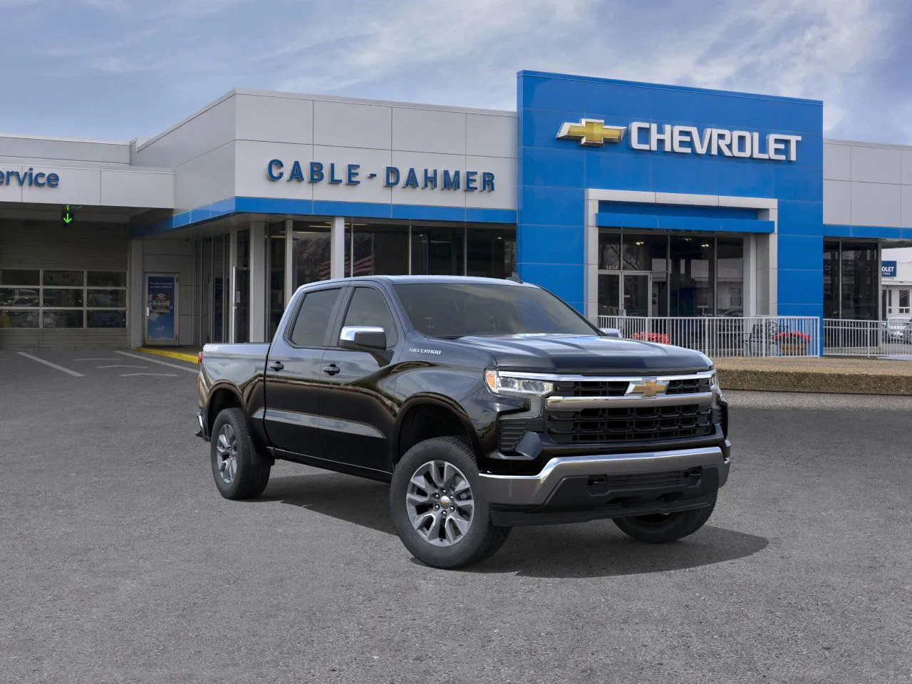 Black 2026 Chevrolet Silverado 1500 LT for sale in Independence, MO