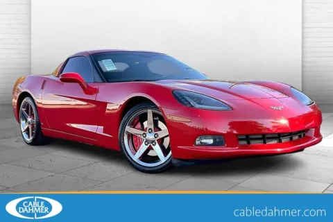 Red 2007 Chevrolet Corvette 2DR CPE for sale in Independence, MO
