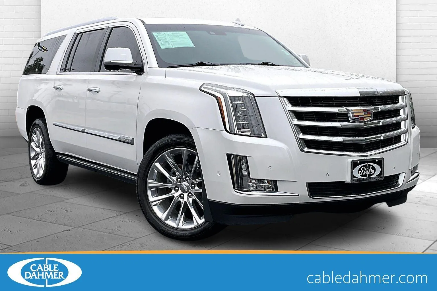 White 2019 Cadillac Escalade ESV Premium Luxury for sale in Independence, MO
