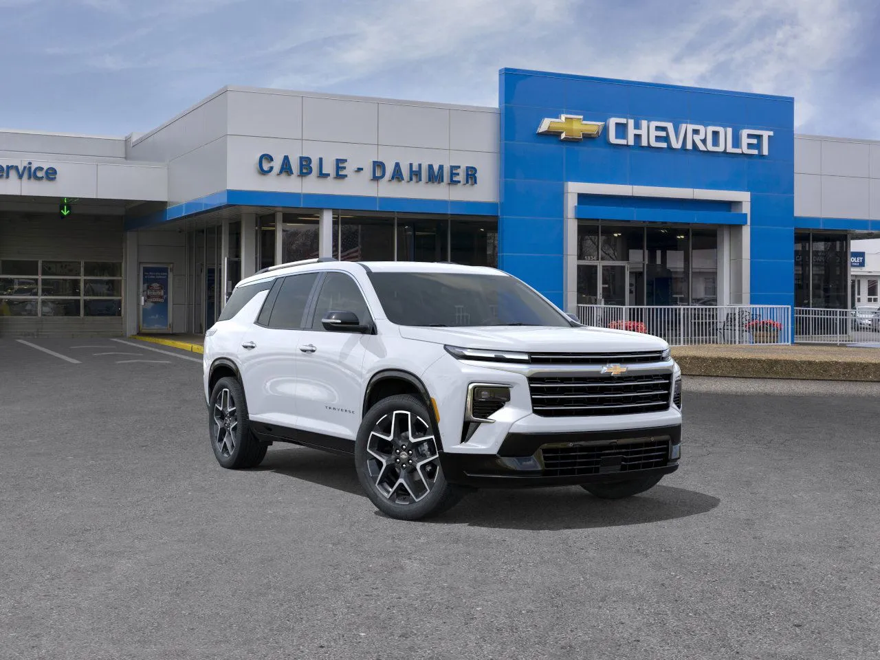 White 2026 Chevrolet Traverse High Country for sale in Independence, MO