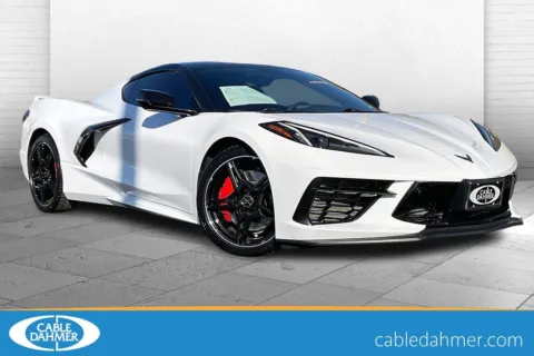 White 2021 Chevrolet Corvette Stingray 3LT for sale in Independence, MO