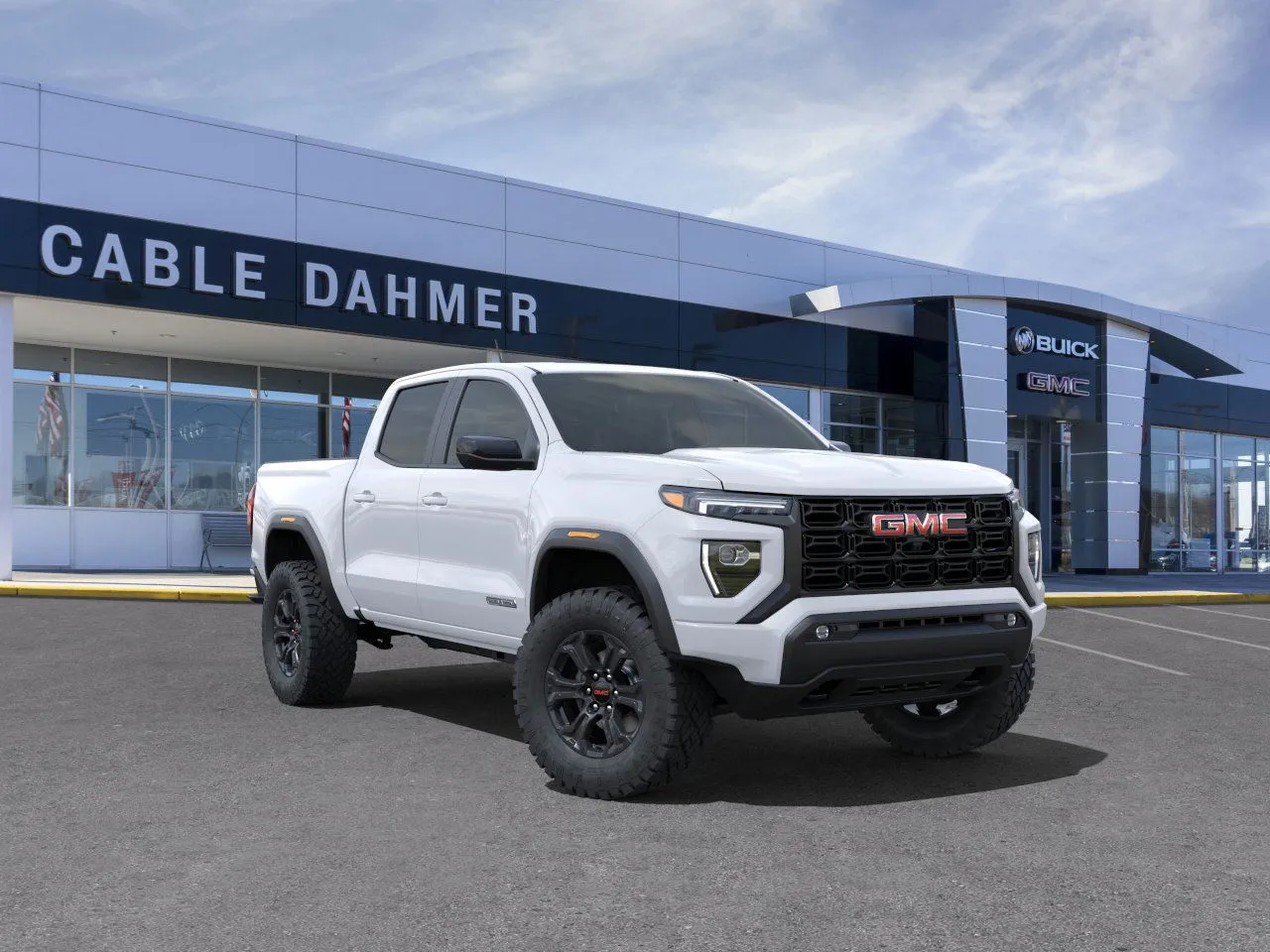 White 2025 GMC Canyon Elevation for sale in Kansas City, MO