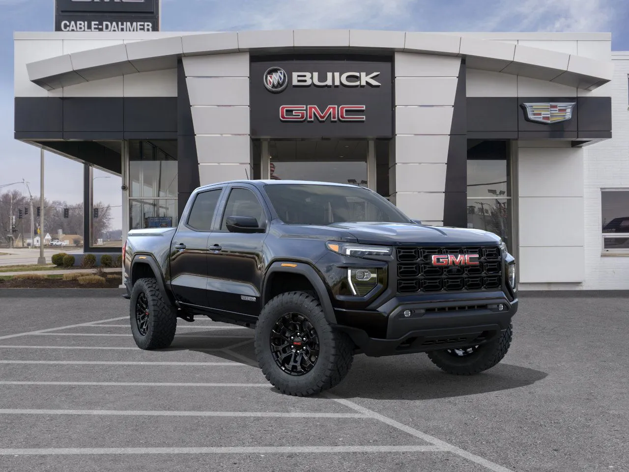 Black 2026 GMC Canyon Elevation for sale in Independence, MO