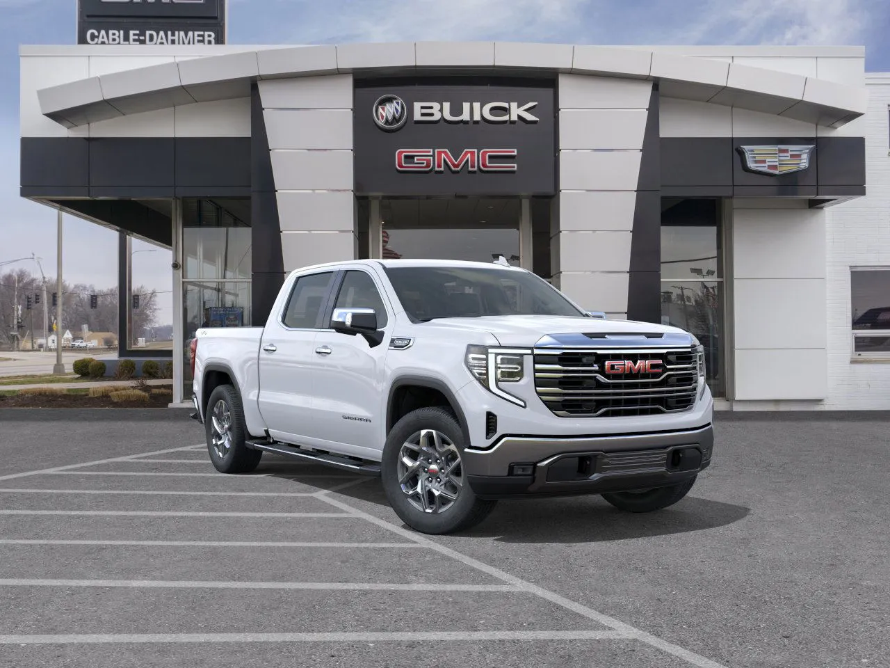 White 2026 GMC Sierra 1500 SLT for sale in Independence, MO