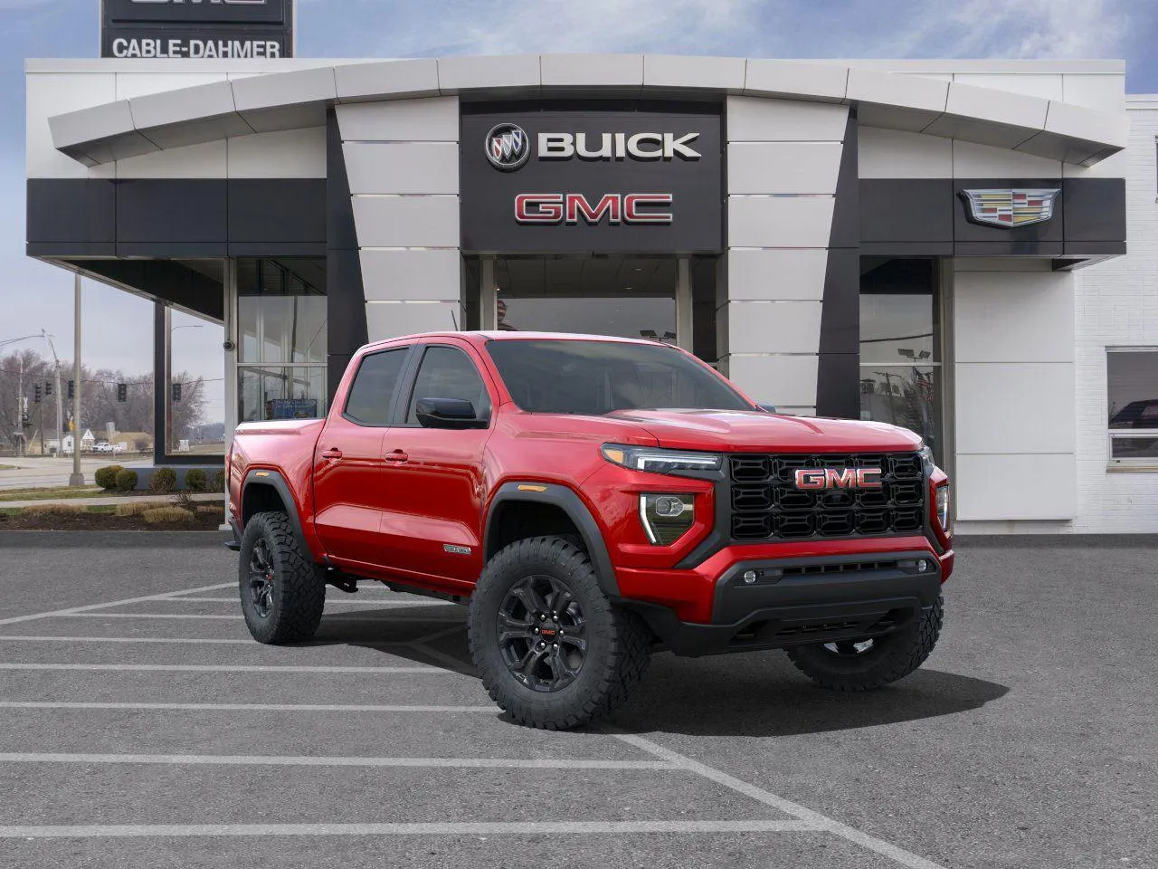 Red 2025 GMC Canyon Elevation for sale in Independence, MO