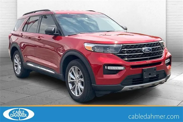 Red 2020 Ford Explorer XLT for sale in Independence, MO