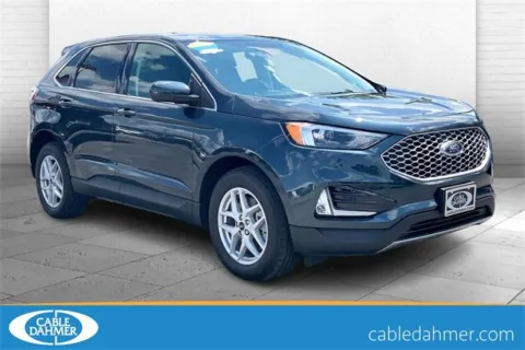Blue 2024 Ford Edge SEL for sale in Independence, MO