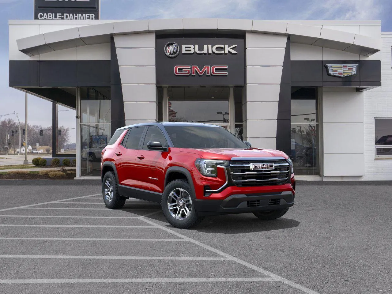 Red 2026 GMC Terrain FWD Elevation for sale in Independence, MO