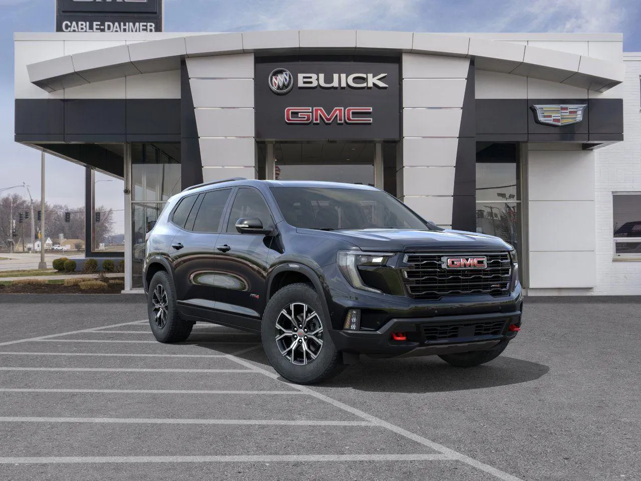 Black 2026 GMC Acadia AT4 for sale in Independence, MO