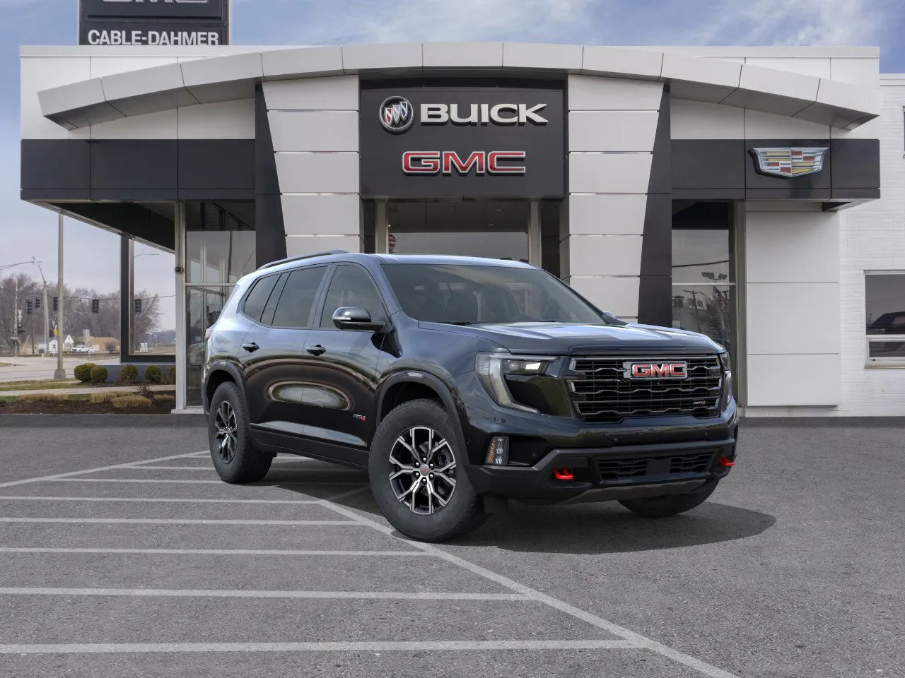 Black 2026 GMC Acadia AT4 for sale in Independence, MO