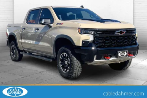Beige 2022 Chevrolet Silverado 1500 ZR2 for sale in Independence, MO