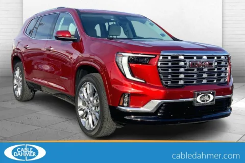 Red 2025 GMC Acadia Denali for sale in Independence, MO