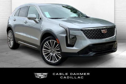 Silver 2025 Cadillac XT4 AWD Premium Luxury for sale in Kansas City, MO