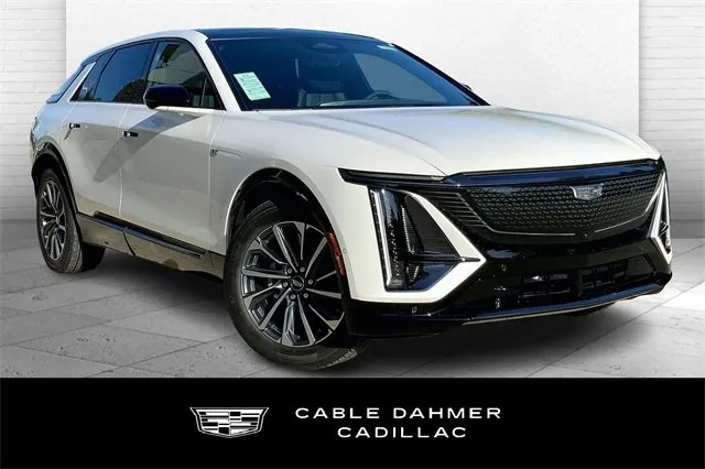 White 2025 Cadillac LYRIQ Sport 2 for sale in Kansas City, MO