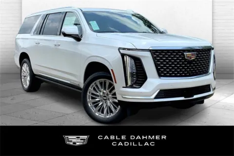 White 2025 Cadillac Escalade ESV Premium Luxury for sale in Kansas City, MO