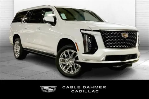 White 2025 Cadillac Escalade ESV Premium Luxury for sale in Kansas City, MO
