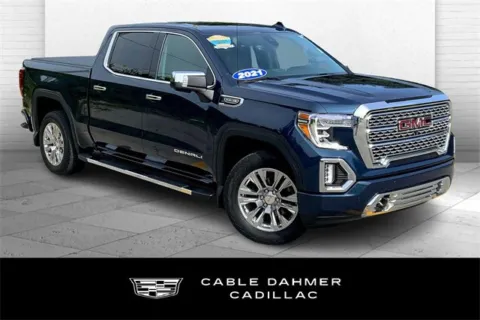 Blue 2021 GMC Sierra 1500 Denali for sale in Kansas City, MO