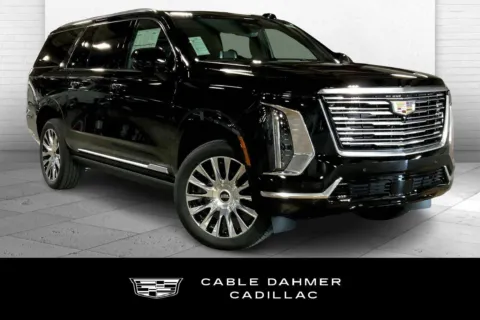 Black 2025 Cadillac Escalade ESV 4WD Premium Luxury Platinum for sale in Kansas City, MO