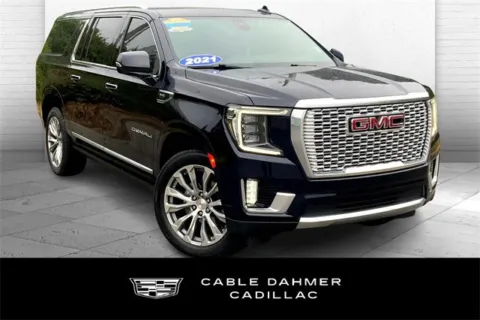Blue 2021 GMC Yukon XL Denali for sale in Kansas City, MO