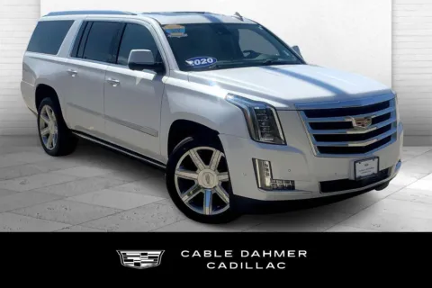 White 2020 Cadillac Escalade ESV Premium Luxury for sale in Kansas City, MO