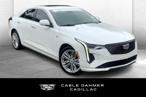 White 2022 Cadillac CT4 Premium Luxury for sale in Kansas City, MO