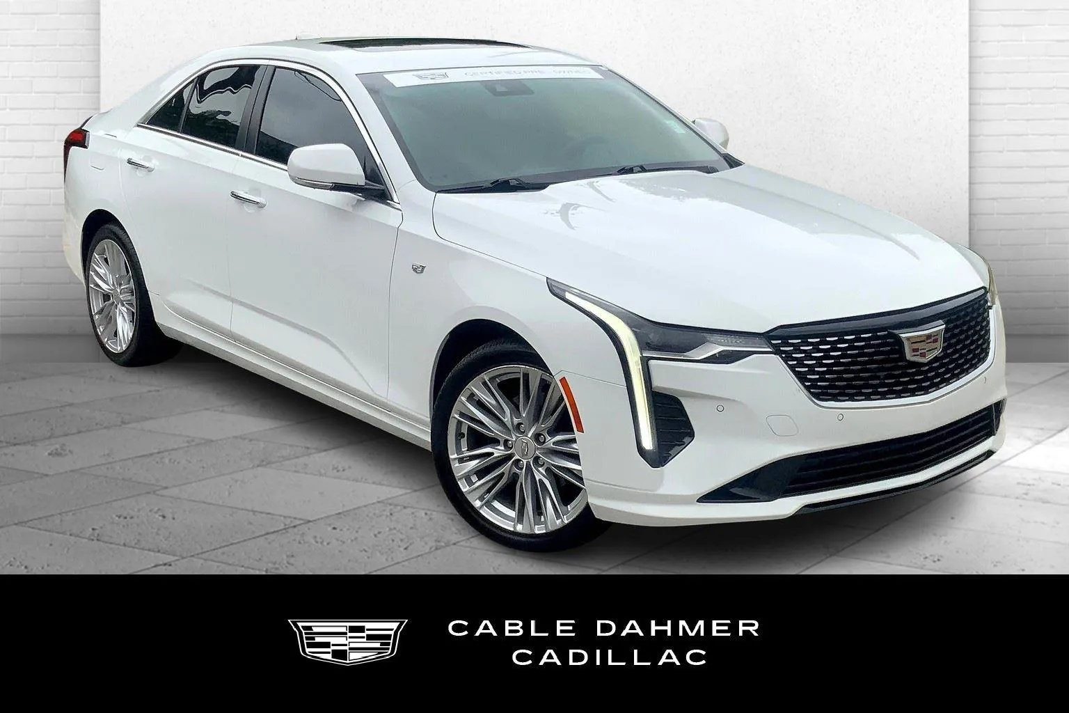White 2022 Cadillac CT4 Premium Luxury for sale in Kansas City, MO