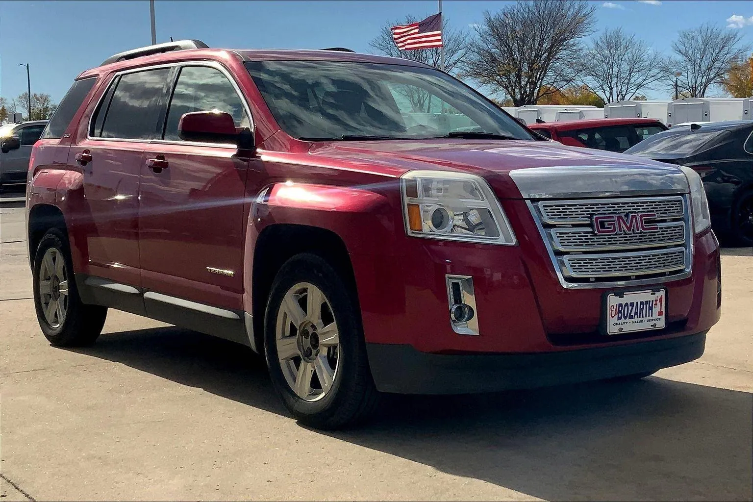 Red 2015 GMC Terrain SLT for sale in Topeka, KS